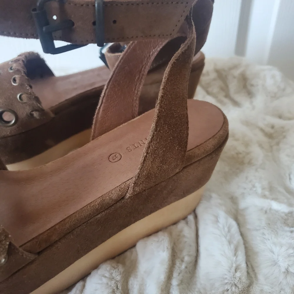 All Saints Yuki Suede Flatforms